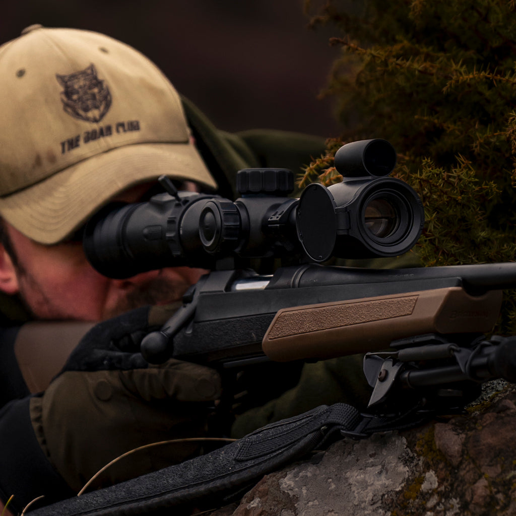 Lifestyle image of HIKMICRO Alpex Pro A50PL LRF Digital Day & Night Vision Scope - Night Master