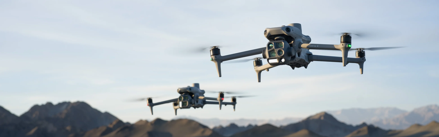 DJI Matrice 4T Thermal Imaging Drone Web Banner – Night Master