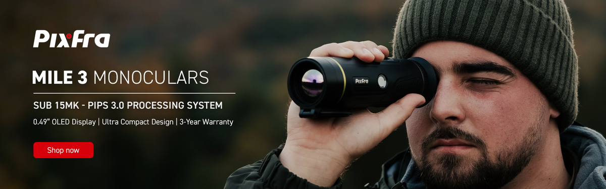 Pixfra Mile 3 Next Gen Thermal Imaging Monoculars Web Banner