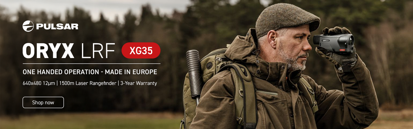 Pulsar Oryx XG35 LRF Thermal Imaging Monocular Web Banner - Night Master