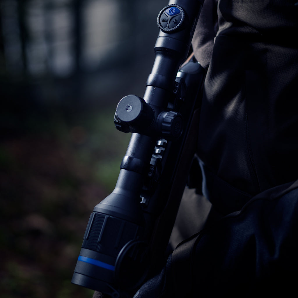 Lifestyle image of Pulsar Thermion 2 XQ50 Pro 25mK Thermal Imaging Scope