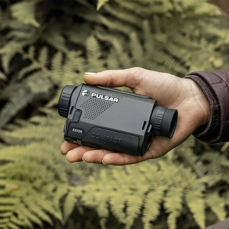 Pulsar Axion Compact XQ19 18mK Thermal Imaging Monocular Lifestyle Image - Night Master