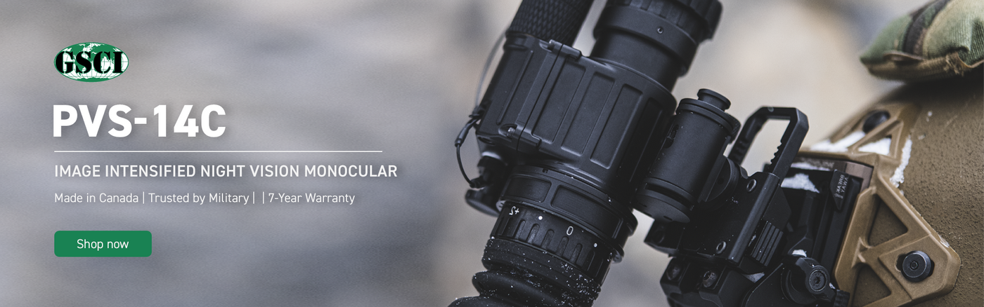 GSCI PVS-14C Night Vision Monocular Web Banner - Night Master