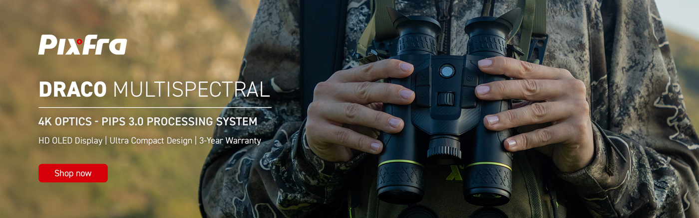 Pixfra Draco Multispectral Thermal Binoculars Web Banner