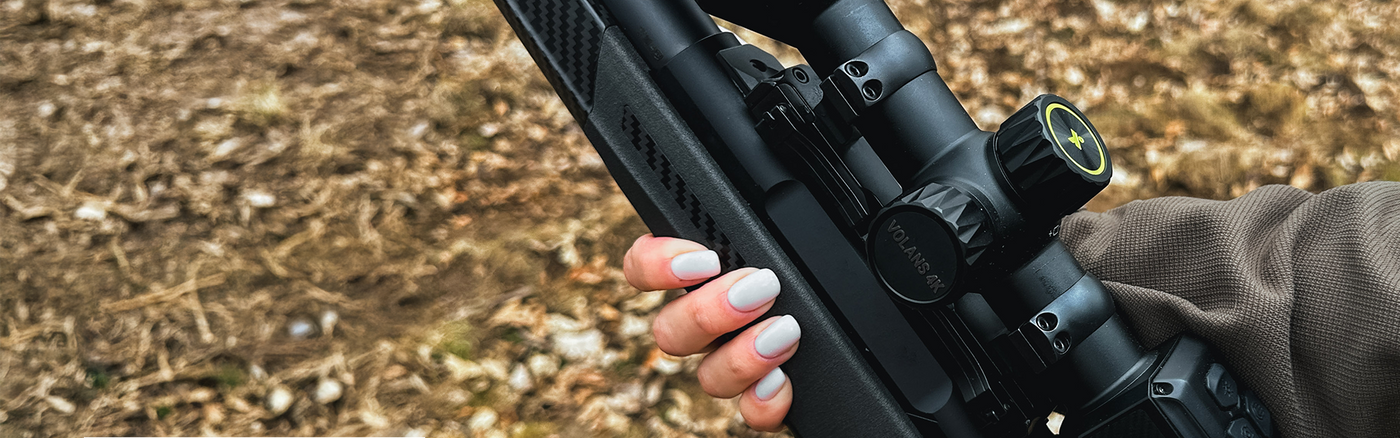 Pixfra Volans LRF Night Vision Scope Website Slider Banner Image