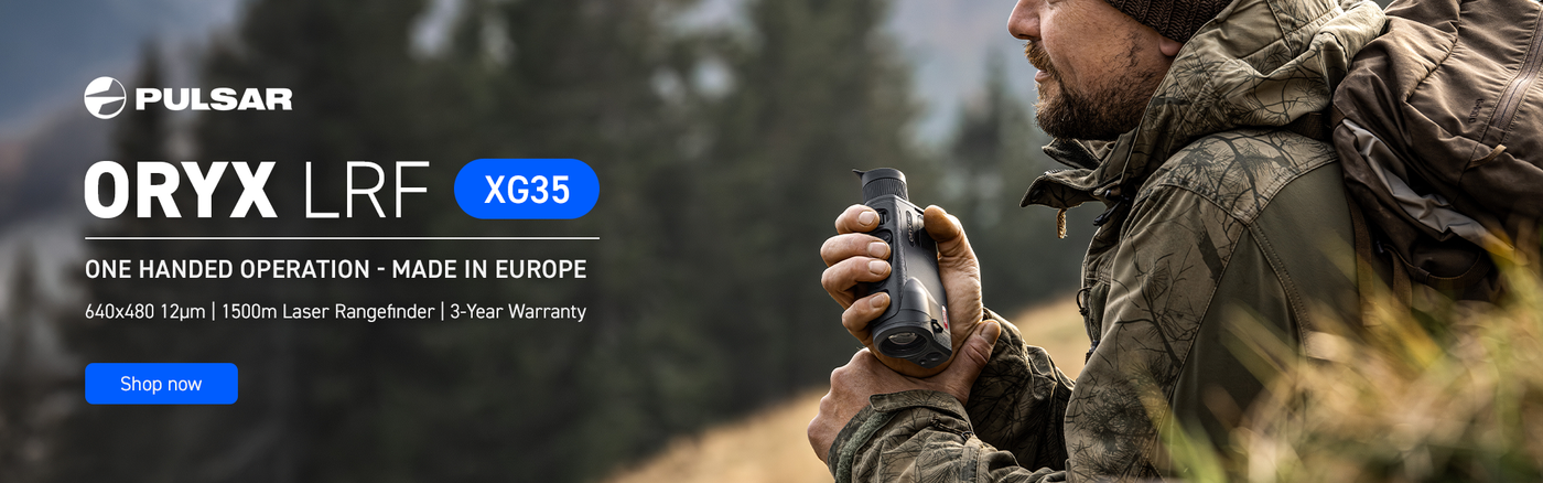Pulsar Oryx LRF XG35 Thermal Imaging Monocular Web Banner
